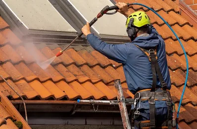 Démoussage et hydrofuge de toiture à Saugon